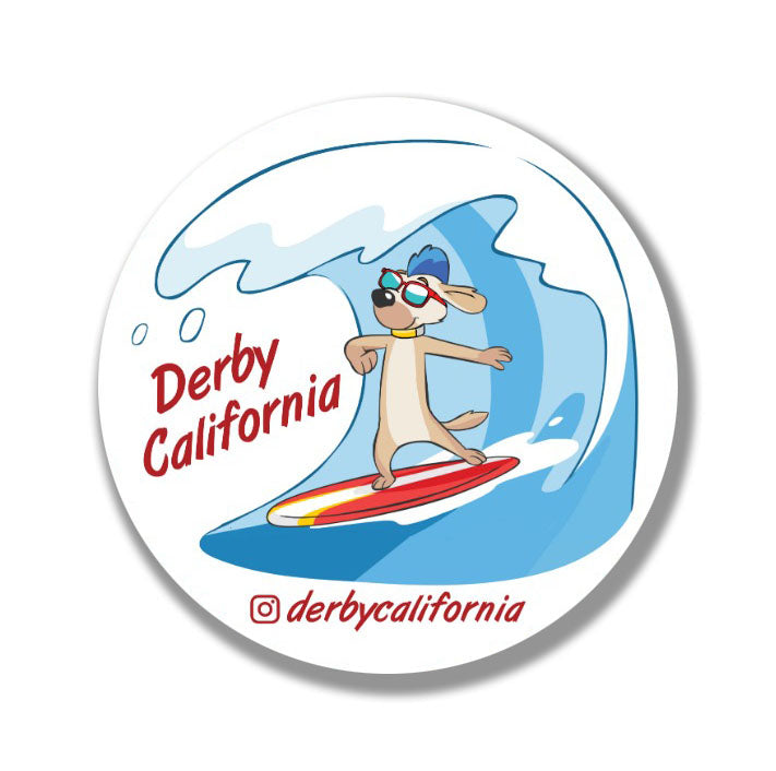 Derby California Vinyl Stickers
